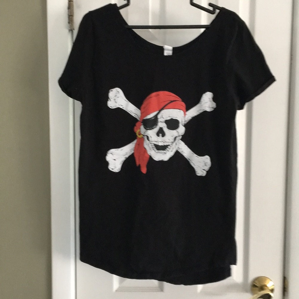 AWKWARD STYLES SUGAR SKULL SHIRT  SIZE L